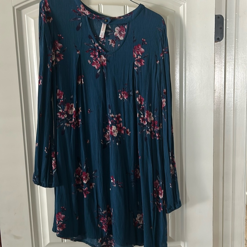 Exhilaration floral short dress